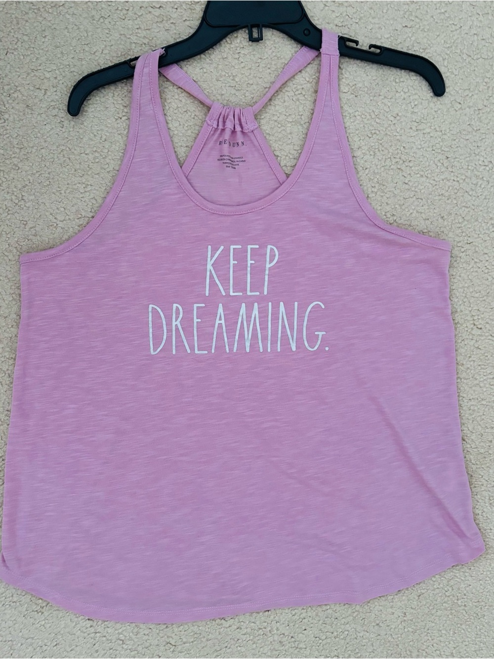 Rae Dunn Pink "Keep Dreaming" Tank Top